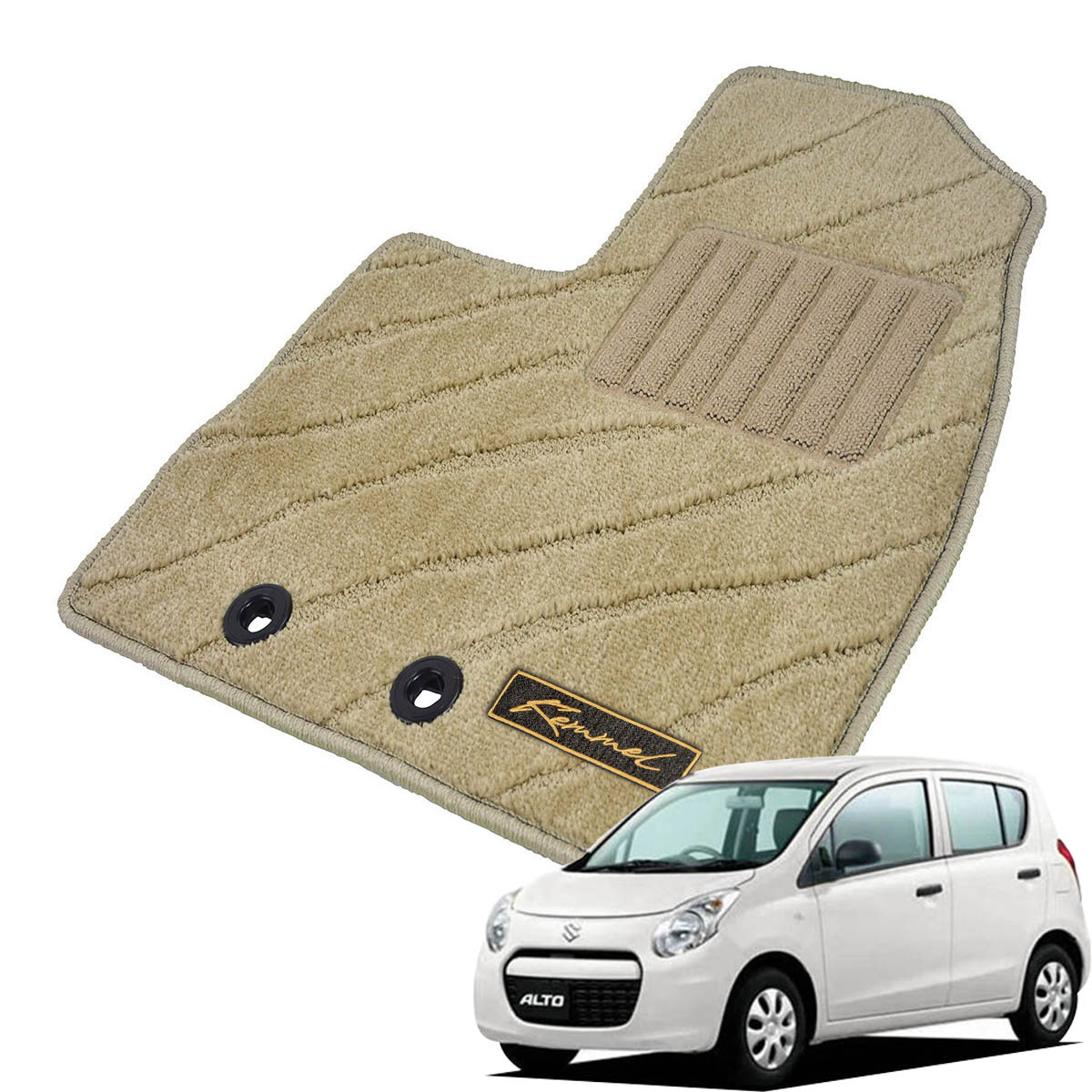 Kemmel スズキ アルト HA25S H21/12～H26/12 MT車 用フロアマット