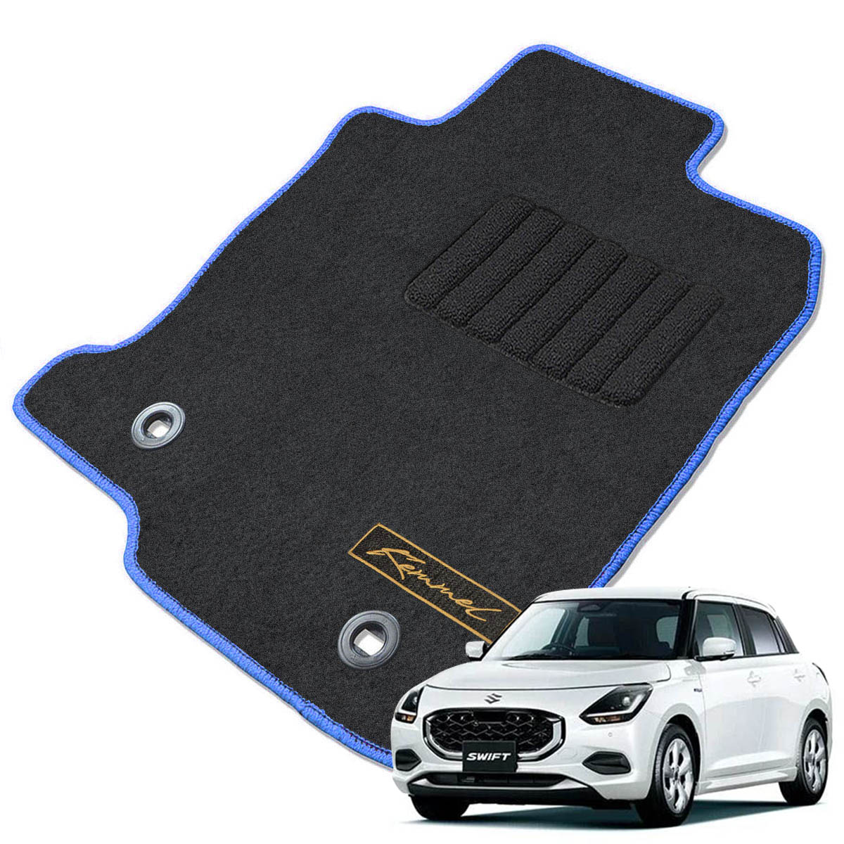 k.・.☆ カーリスマット Kemmel スズキ スイフト ZC系 ZD系R5/12～ 用フロアマット [全席セット
