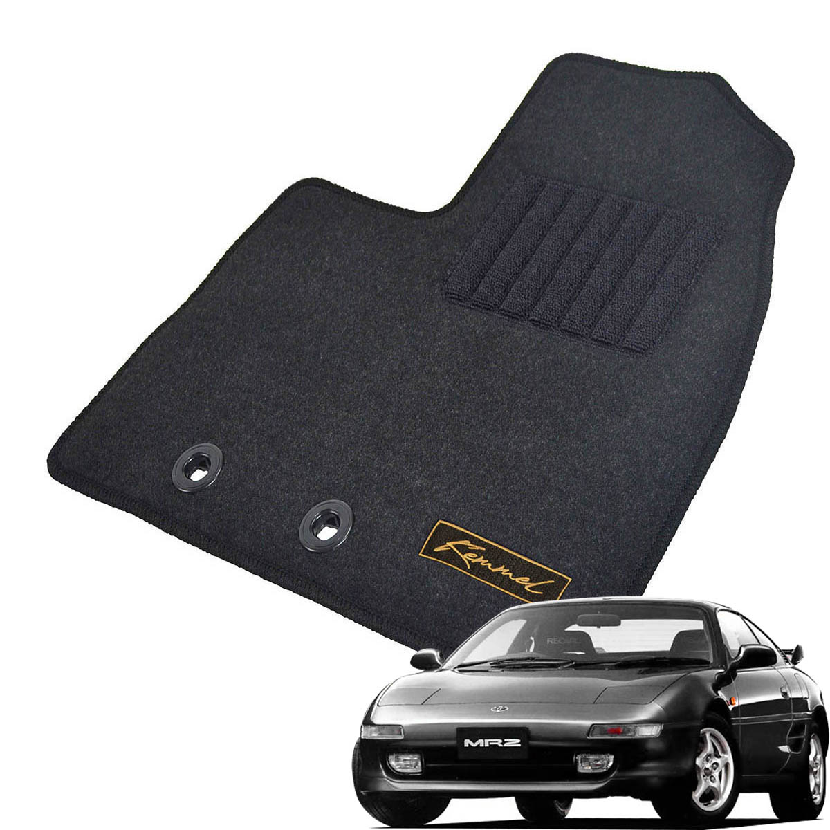 Kemmel トヨタ MR2 SW20 H1/10～H11/10 用フロアマット [全席セット