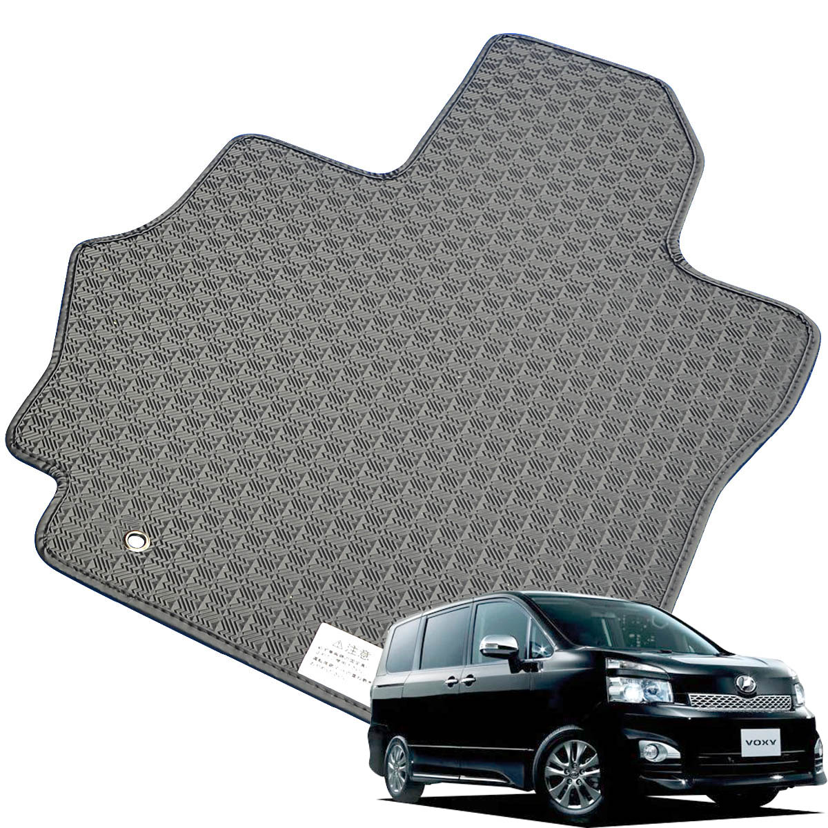 Kemmel トヨタ ヴォクシー H22/4～H26/1用 フロアマット [縁の加工/テープ仕様] [全席セット] [刺繍ロゴ付] カーマット