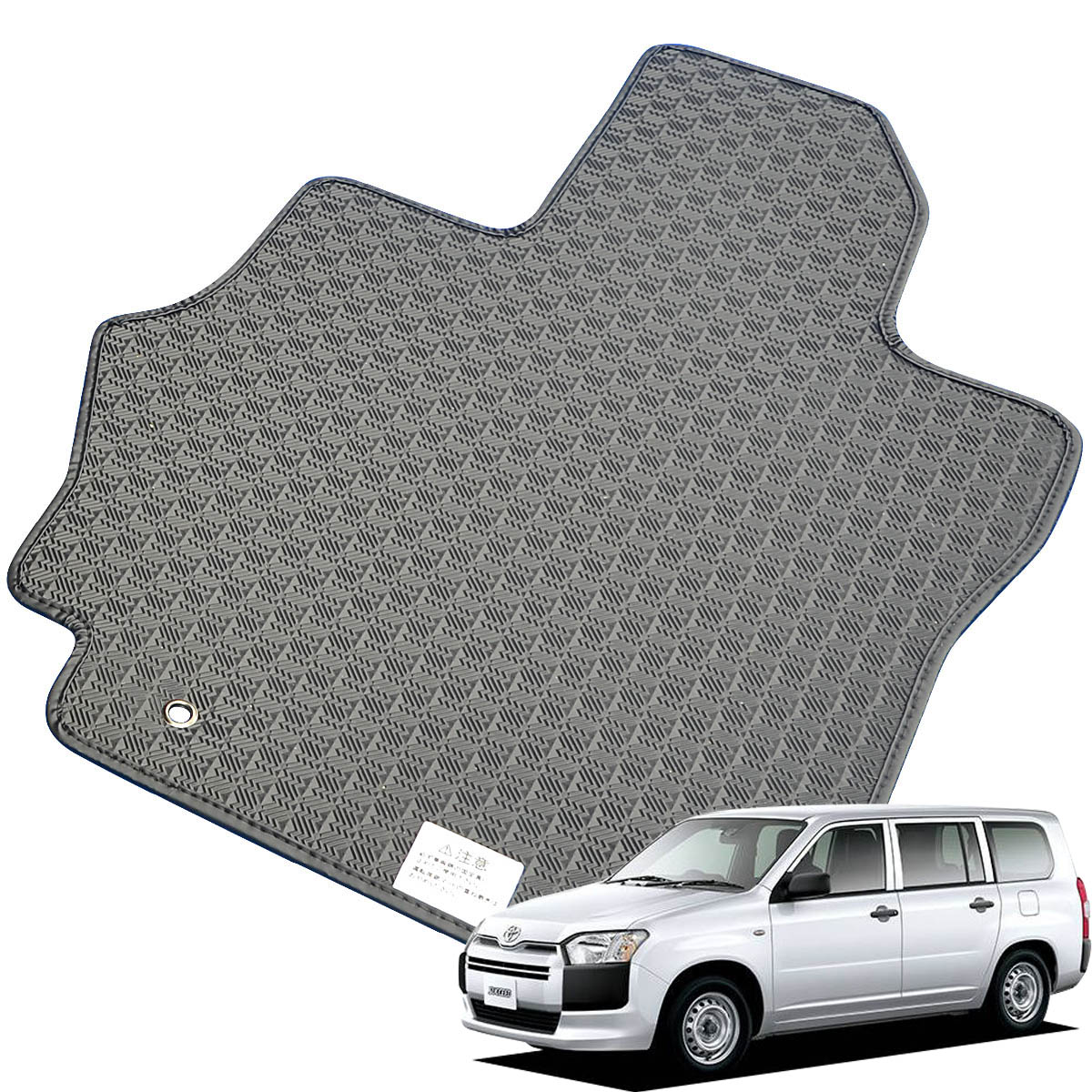 Kemmel トヨタ サクシード H26/9～R2/4用 フロアマット [縁の加工/テープ仕様] [全席セット] [刺繍ロゴ付] カーマット