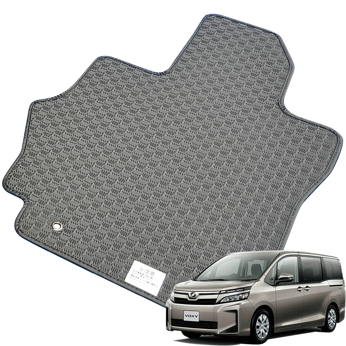 Kemmel トヨタ ヴォクシー H29/7～R4/1用 フロアマット [縁の加工/テープ仕様] [全席セット] [刺繍ロゴ付] カーマット