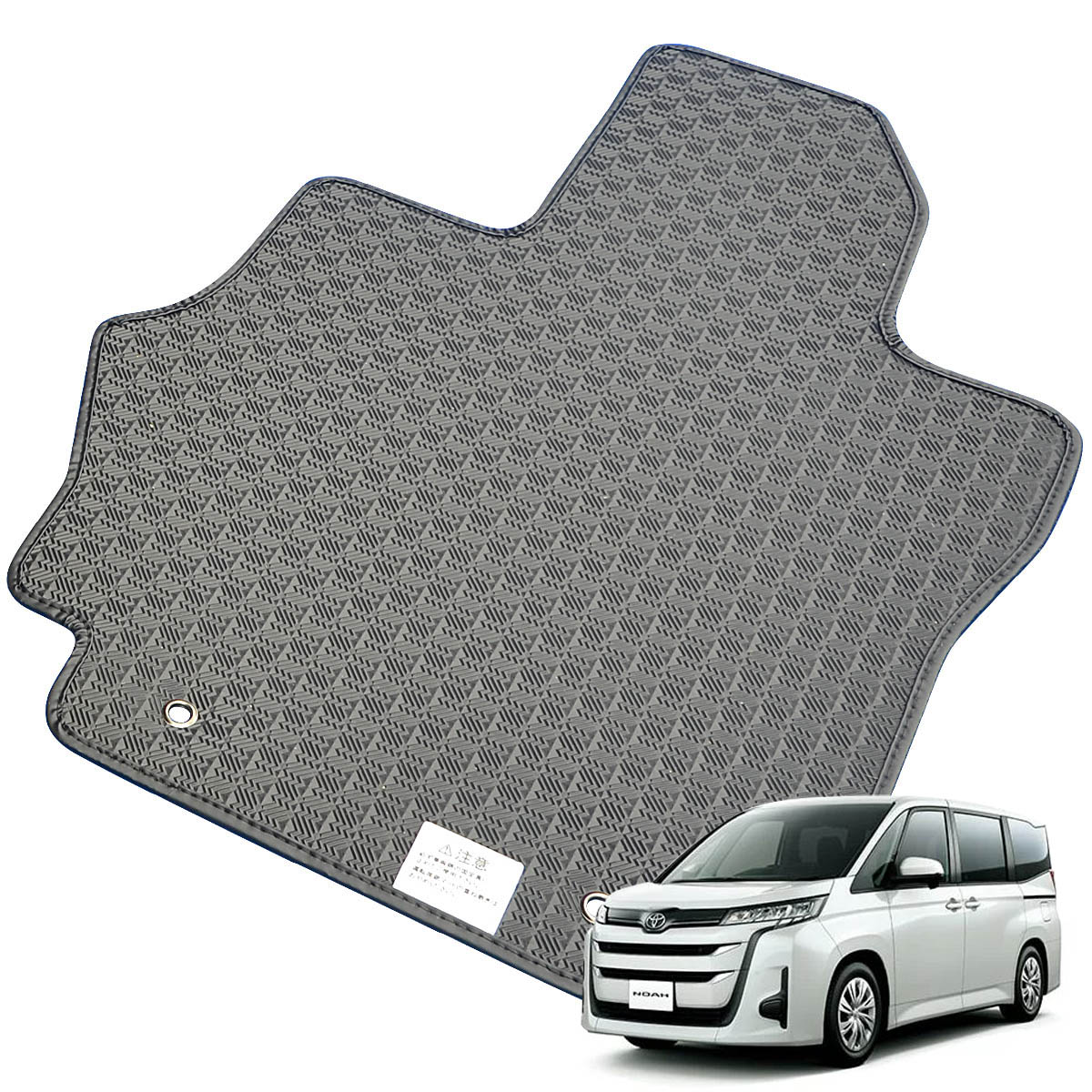 Kemmel トヨタ ノア R4/1～R8/5用 フロアマット [縁の加工/テープ仕様] [全席セット] [刺繍ロゴ付] カーマット