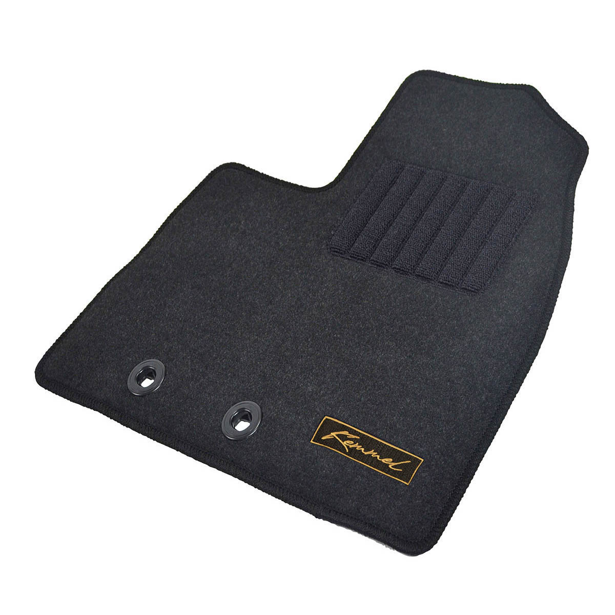 Kemmel トヨタ エスティマ H12/5～H15/4用 フロアマット [GX生地/ブラック] [全席セット] [刺繍ロゴ付] カーマット